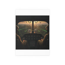 Load image into Gallery viewer, Indoor and Outdoor Silk Posters - Pilots View Hot LZ - Vietnam
