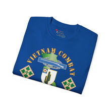 Load image into Gallery viewer, Unisex Ultra Cotton Tee - Vietnam Combat Infantry Veteran, 1st Battalion, 35th Infantry Regiment with CIB - Vietnam Service RIbbons
