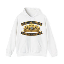 Load image into Gallery viewer, Hoodie – USCG - Tactical Law Enforcement w txt - 3D - Enhanced
