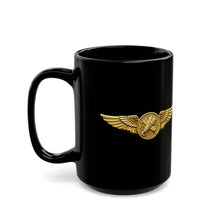 Load image into Gallery viewer, Black Mug  (15oz) - USCG - Aviation Rescue Swimmer wo txt - 3D - Enhanced
