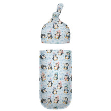 Load image into Gallery viewer, Baby Sleeping Bag(All-Over Printing) - Penguin Winter Wonderland
