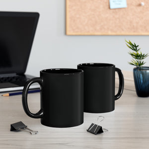 Black and White Ceramic Mug (11oz, 15oz) - Plain Blank Mug