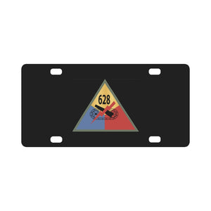 Army - 628th Tank Battalion SSI X 300 Classic License Plate