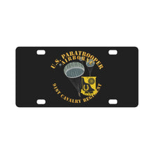 Load image into Gallery viewer, Army - US Paratrooper - 91st Cavalry Regiment X 300 Classic License Plate
