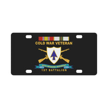 Load image into Gallery viewer, Army - 26th Infantry Regiment - DUI w Br - Ribbon - TOP - 1st Bn w COLD SVC X 300 Classic License Plate
