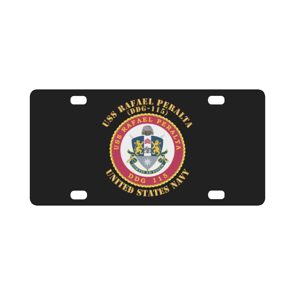 Navy - USS Rafael Peralta (DDG-115) X 300 Classic License Plate