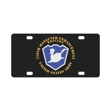 Load image into Gallery viewer, SSI - 158th Maneuver Enhancement Brigade - US Army X 300 Classic License Plate
