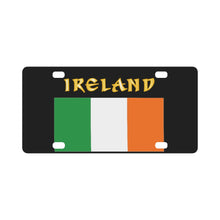 Load image into Gallery viewer, Ireland - Flag w Txt Classic License Plate
