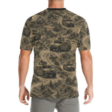 Load image into Gallery viewer, Desert Convoy Camouflage Pattern Men's All Over Print Crew Neck T-Shirt

