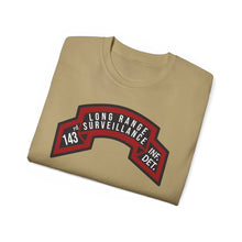 Load image into Gallery viewer, Unisex Ultra Cotton Tee - Army - Scroll - 143rd Infantry Det - LRS Airborne Ranger
