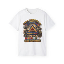 Load image into Gallery viewer, Unisex Ultra Cotton Tee - Army -  7th Unites States Army - 7 Steps to Hell w Germany Tab - SS w COLD WAR SVC - 3D - Enhanced

