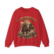 Load image into Gallery viewer, Crewneck Sweatshirt - Army - Buffalo Soldiers in Iraq - OIF - Cavalrymen at War  w IRAQ SVC - 3D - Enhanced
