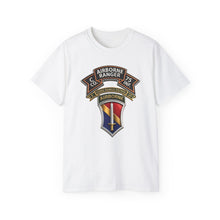 Load image into Gallery viewer, Unisex Ultra Cotton Tee - SSI - Vietnam - C Co 75th Ranger - 1st FF - E-20 Inf - 3D X 300
