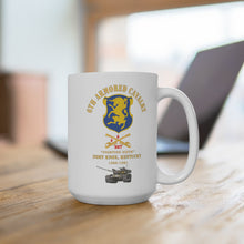Load image into Gallery viewer, White Mug 15oz - Army - HHT - 2nd Squadron, 6th Armored Cavalry Regiment Ft Knox, Kentucky, 1980-1981
