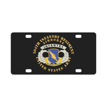 Load image into Gallery viewer, Army - Airborne Badge - 504th Infantry Regiment wo DS X 300 Classic License Plate
