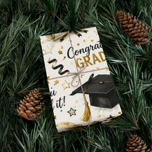 Load image into Gallery viewer, Gift Wrap Paper — graduation patterns
