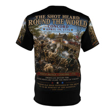 Load image into Gallery viewer, “CONCORD · APRIL 19, 1775” Tribute Tee — "The Shot Heard Round the World"

