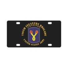 Load image into Gallery viewer, Army - 196th Infantry Brigade - Chargers - SSI X 300 Classic License Plate
