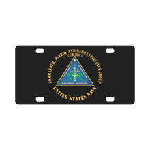 Load image into Gallery viewer, Navy - Commander, Patrol and Reconnaissance Group - CPRG X 300 Classic License Plate
