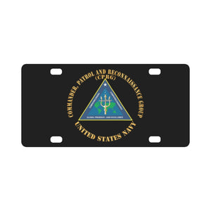 Navy - Commander, Patrol and Reconnaissance Group - CPRG X 300 Classic License Plate