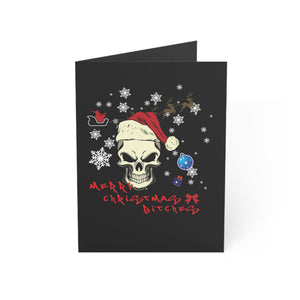 Greeting Cards (1, 10, 30, and 50pcs) - Merry Christmas Bitches