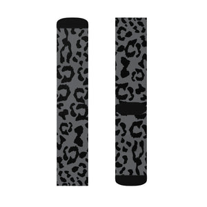 Sublimation Socks - Leopard Camouflage - Battleship Color