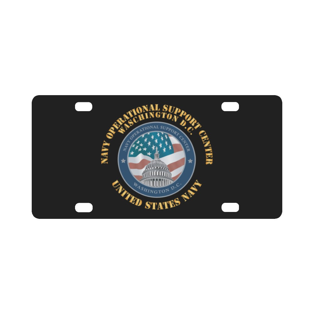 Navy - Navy Operational Support Center - Washington DC X 300 Classic License Plate