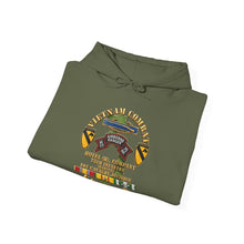 Load image into Gallery viewer, Hoodie – Army - Vietnam Combat Vet - H Co 75th Infantry (Ranger) - 1st Cavalry Div SSI  - 3D - Enhanced
