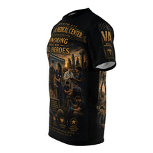Load image into Gallery viewer, Dallas VA Medical Center Tribute Tee - "Honoring Those Who Heal the Heroes"
