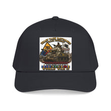 Load image into Gallery viewer, Mid Profile Baseball Cap - Army - 761st Tank Battalion - Black Panthers - w Tank w - KITT SSI WWII  EU SVC - 3D - Enhanced
