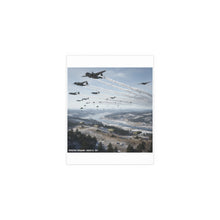 Load image into Gallery viewer, Indoor and Outdoor Silk Posters - Operation Tomahawk - 187th Regimental Combat Team
