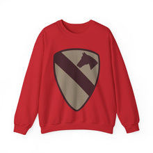 Load image into Gallery viewer, Crewneck Sweatshirt  - SSI - 1st Cavalry Division - Subdued Desert X 300
