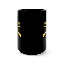 Load image into Gallery viewer, Black Mug 15oz - Army - Infantry Br - Crossed Rifles
