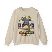 Load image into Gallery viewer, Crewneck Sweatshirt - Army - Vietnam Combat Vet - N Co 75th Infantry (Ranger) - 173rd Airborne Bde SSI - 3D - Enhanced
