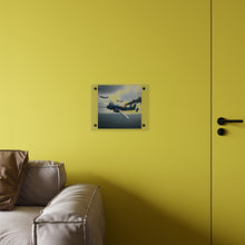 Load image into Gallery viewer, Acrylic Wall Art Panel - April 8, 1950, Baltic Sea - Latvia Soviet fighters shot down a U.S. Navy PB4Y-2 - Liberator - Cold War
