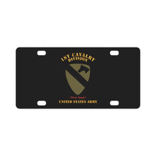 Load image into Gallery viewer, Army - SSI - 1st Cavalry Division - Subdued - First Team - US Army X 300 Classic License Plate
