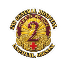 Load image into Gallery viewer, Army 2nd General Hospital Landstuhl 3D-Enhanced Kiss-Cut Sticker
