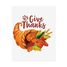 Load image into Gallery viewer, Rolled Poster - Thanksgiving - Give Thanks
