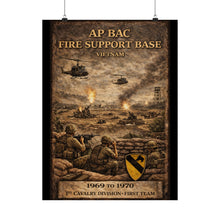 Load image into Gallery viewer, Matte Poster - Ap Bac fire support base, 1969-1970
