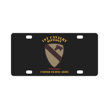 Load image into Gallery viewer, Army - SSI - 1st Cavalry Division - Subdued Desert - First Team - US Army X 300 Classic License Plate
