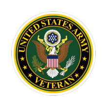 Load image into Gallery viewer, Kiss-Cut Stickers - Army - US Army Veteran
