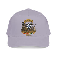 Load image into Gallery viewer, Mid Profile Baseball Cap - Army - 2nd Infantry Division w Br - Ribbon COLD WAR Vet Tab - Korea - 3D - Enhanced
