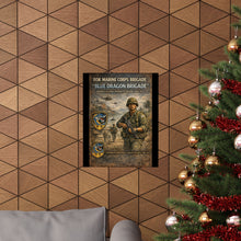 Load image into Gallery viewer, Matte Poster - Korea - ROK Marine Brigade - Blue Dragons
