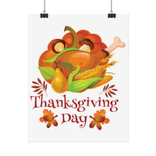 Load image into Gallery viewer, Rolled Poster - Thanksgiving Day - Turkey
