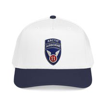 Load image into Gallery viewer, Mid Profile Baseball Cap - 11th Airborne Division w Arctic Tab wo txt - 3D - Enhanced
