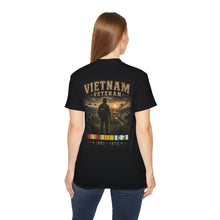 Load image into Gallery viewer, 101st Airborne Division – Screaming Eagles -Vietnam Veteran – The Vietnam Soldier – 1961–1975 – Military Service Tribute T-Shirt
