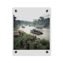 Load image into Gallery viewer, Acrylic Wall Art Panel - MRF - 9th Infantry in the Mekong - Vietnam
