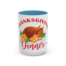 Load image into Gallery viewer, Accent Coffee Mug - Thanksgiving Dinner
