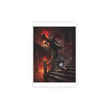 Load image into Gallery viewer, Indoor and Outdoor Silk Posters - devil and maid
