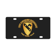 Load image into Gallery viewer, Army - 1st Cavalry Division - DUI Classic License Plate
